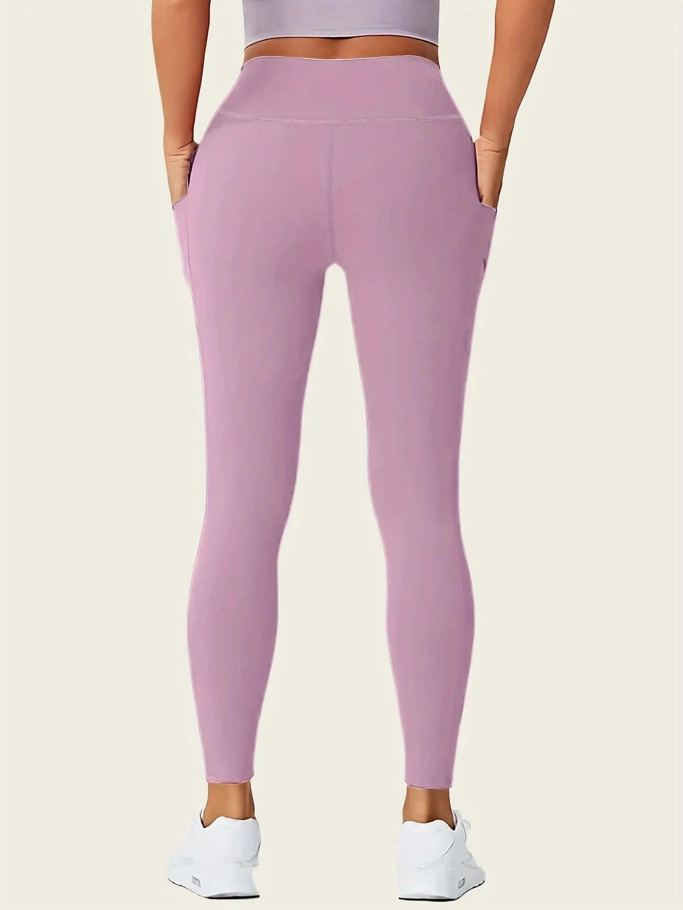 LUXEHAEVEN Slim-Fit High-Waisted Leggings - All Seasons