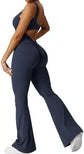 LUXEHAEVEN Women Sleeveless Flare Jumpsuits Fitness Yoga Long Pants LuxeHaeven