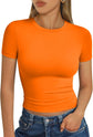 LUXEHAEVEN Womens Short Sleeve T Shirt