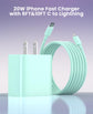 LUXEHAEVEN iPhone Charger Fast Charging, USB C Charger Block, 6FT/10FT Lightning Cable