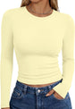 LUXEHAEVEN Womens Long Sleeve T Shirts
