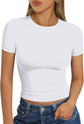LUXEHAEVEN Womens Short Sleeve T Shirt