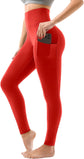 LUXEHAEVEN Women High Waisted Leggings with Pockets