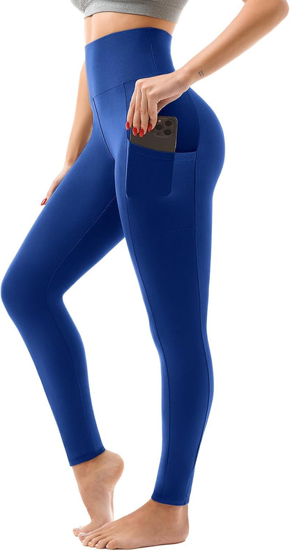 LUXEHAEVEN Women High Waisted Leggings with Pockets