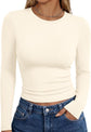 LUXEHAEVEN Womens Long Sleeve T Shirts