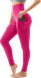 LUXEHAEVEN Women High Waisted Leggings with Pockets