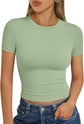 LUXEHAEVEN Womens Short Sleeve T Shirt