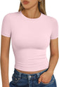 LUXEHAEVEN Womens Short Sleeve T Shirt