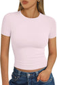 LUXEHAEVEN Womens Short Sleeve T Shirt