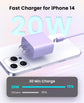 LUXEHAEVEN iPhone Charger Fast Charging, USB C Charger Block, 6FT/10FT Lightning Cable