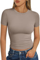 LUXEHAEVEN Womens Short Sleeve T Shirt