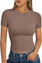 LUXEHAEVEN Womens Short Sleeve T Shirt