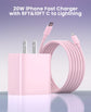 LUXEHAEVEN iPhone Charger Fast Charging, USB C Charger Block, 6FT/10FT Lightning Cable