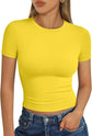 LUXEHAEVEN Womens Short Sleeve T Shirt