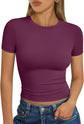 LUXEHAEVEN Womens Short Sleeve T Shirt
