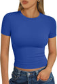 LUXEHAEVEN Womens Short Sleeve T Shirt