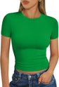LUXEHAEVEN Womens Short Sleeve T Shirt