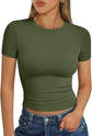 LUXEHAEVEN Womens Short Sleeve T Shirt