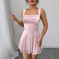 LUXEHAEVEN Fashionable Casual Sleeveless Strap Womens Dress