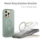 LUXEHAEVEN Colorful Magnetic Bracket Phone Case With Holder Stand Cover For Magesafe Magnetic Transparent Wireless Charge Case For Phone LuxeHaeven