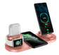 LUXEHAEVEN Wireless Charger For IPhone Fast Charger For Phone Fast Charging Pad For Phone Watch 6 In 1 Charging Dock Station LuxeHaeven