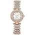 LUXEHAEVEN 2pcs Luxury Fashion Women Watch Set Silver Strap Ladies Quartz Wristwatch Alloy Bracelet For Ladies Jewelry Set LuxeHaeven