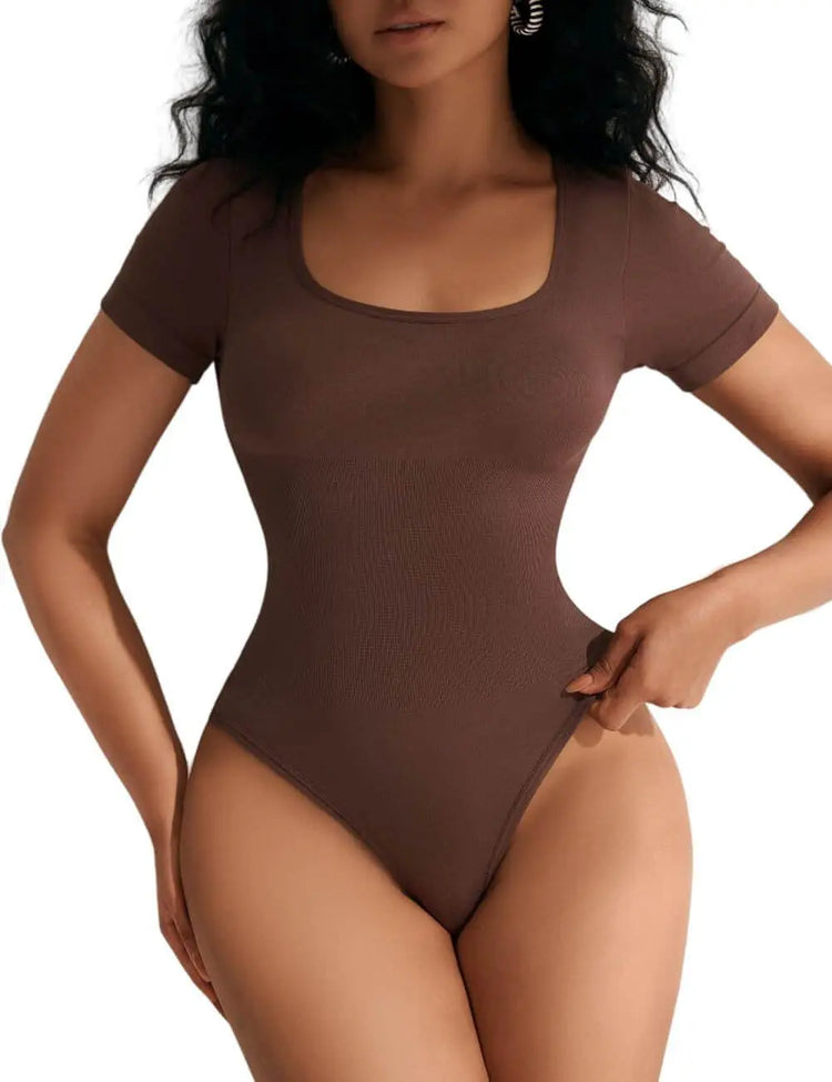 LUXEHAEVEN Square-neck Corset - Seamless Fit & Style LuxeHaeven