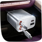 LUXEHAEVEN Retractable Car Charger, 84W Car Charger USB C Fast Charge, 4 in 1
