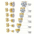 LUXEHAEVEN Sparkling Titanium Steel Earrings