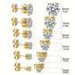 LUXEHAEVEN Sparkling Titanium Steel Earrings