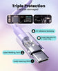 LUXEHAEVEN iPhone Charger Fast Charging, USB C Charger Block, 6FT/10FT Lightning Cable