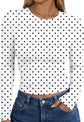 LUXEHAEVEN Womens Long Sleeve T Shirts