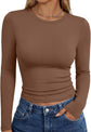 LUXEHAEVEN Womens Long Sleeve T Shirts