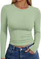 LUXEHAEVEN Womens Long Sleeve T Shirts