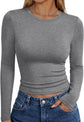 LUXEHAEVEN Womens Long Sleeve T Shirts