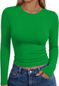 LUXEHAEVEN Womens Long Sleeve T Shirts