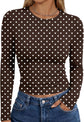 LUXEHAEVEN Womens Long Sleeve T Shirts