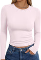 LUXEHAEVEN Womens Long Sleeve T Shirts