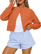 LUXEHAEVEN Queen Cropped Cardigan Sweaters for Women