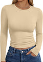 LUXEHAEVEN Womens Long Sleeve T Shirts