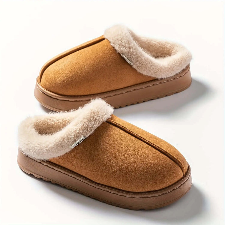 LUXEHAEVEN Cozy Plush Winter Slippers - Non-Slip & Stylish