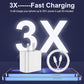 LUXEHAEVEN iPhone Charger Fast Charging, USB C Charger Block, 6FT/10FT Lightning Cable