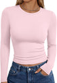 LUXEHAEVEN Womens Long Sleeve T Shirts