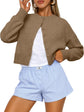 LUXEHAEVEN Queen Cropped Cardigan Sweaters for Women