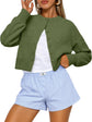 LUXEHAEVEN Queen Cropped Cardigan Sweaters for Women