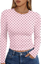 LUXEHAEVEN Womens Long Sleeve T Shirts