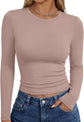 LUXEHAEVEN Womens Long Sleeve T Shirts