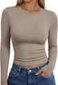 LUXEHAEVEN Womens Long Sleeve T Shirts