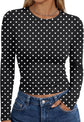 LUXEHAEVEN Womens Long Sleeve T Shirts