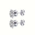 LUXEHAEVEN Sparkling Titanium Steel Earrings
